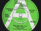 TMG 651 - CHUCK JACKSON Girls Girls Girls RARE UK DEMO 45 Tamla Motown SOUL HEAR