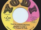 Soul Funk 45 Sharen Clark & Product of Time 'That's A Good Reason' Yodi