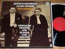 CLARA HASKIL - ARTHUR GRUMIAUX - Beethoven - PHILIPS 4 LP BOX