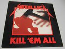 Metallica Kill 'Em All LP Record Album  Original USA Pressing  Megaforce MRI 069