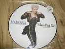 Madonna Who's that Girl limited edition picture disc