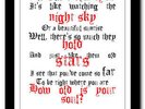 JASON MRAZ - I Won't Give Up - song lyric poster art typography print - 4 sizes