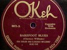Eva Taylor & Clarence Williams - Barefoot Blues -78 rpm Jazz Record Okeh 8073 V+