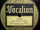 Perry Bradford Jazz Phools - Lucy Long - 78 rpm Jazz Record Vocalion 15165  E