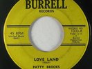 Northern Soul 45 PATTY BROOKS Love Land on Burrell