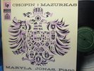 CHOPIN Mazurkas   Maryla Jonas, Piano - Columbia RL 6624 Nm Vinyl