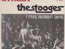 THE STOOGES  down on the street + i feel alright  FRENCH  ELEKTRA 7 '  1970 MINT