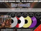 BOLT THROWER IVTH CRUSADE VINYL LP YELLOW / CARCASS ENTOMBED MERCILESS OBITUARY