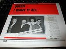 QUEEN I WANT IT ALL. VERY RARE JAPANESE PROMO 7