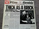 JETHRO TULL thick as a brick 3268 ORIGINAL MASTER RECORDING record LP MFSL 1-187