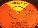 THE  COOL  CATS . HEMSLEY MORRIS. WHAT KIND OF  MAN /LITTLE THINGS .JOLLY  J OO7