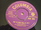 Frankie Lymon -Why do fools fall in love UK Columbia SCM 5256 1956 Gold/Mauve 45