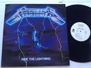 METALLICA ride the lightning LP 1984 French Press N.E.W white label