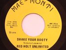 RARE FUNK 45 -RED HOLT UNLIMITED-SHAKE YOUR BOOTY /UNLIMITED THEME on MAE-MONTI