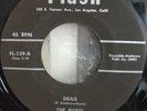 THE POETS - DEAD / VOWELS OF LOVE - Flash label 45 - Spooky 1958 rap - listen 