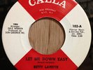 BETTY LAVETTE northern soul 45 Let Me Down Easy/What I Don't Know   Calla