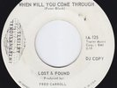 LOST & FOUND When Will You Come Through RARE M- garage 45 psych MOD DANCER HEAR