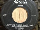 THE VALADIERS northerns soul 45 Greeting (This Is Uncle Sam)   Miracle
