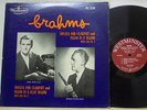 Leopold Wlach/Joerg Demus BRAHMS Clarinet Sonatas - Westminster WL 5236