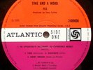 YES Time And A Word UK 1970 Atlantic 1st press red/plum label mintish disc