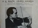 BACH Violin Concertos Partita Huberman Dobrowen Recital Records RR-451 LP