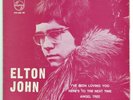 ELTON JOHN I've Been Loving You  PORTUGUESE Unique PS 7''45 PORTUGAL EP