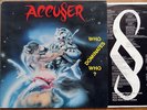 ACCUSER . who dominates who LP 1989 protector assassin sodom kreator exumer RARE