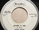 New Breed R&B DOBIE HICKS Where Is She VEE JAY 45 Rare Mod Popcorn