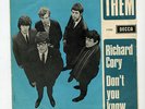 7' THEM  RICHARD CORY.DON'T YOU  KNOW  SOLO COVER ITALIAN SLEAVE year 1966