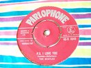 LOVE ME DO / P.S. I LOVE YOU--BEATLES --1962  RED LABEL--PARLOPHONE R4949  -1962