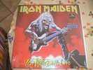 VINYLE COULEUR-33T-IRON MAIDEN-FEAR OF THE DARK LIVE - NEUF