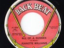Northern Soul 45 - Jeanette Williams - All Of A Sudden - Back Beat - mp3