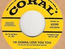 45rpm record; BUDDY HOLLY , ROCK AROUND WITH OLLIE VEE , DJ , RARE ' NICE '
