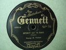 JAZZ GEORGE H. TREMER Spirit Of '49 Rag/Some Of These Days GENNETT 6242