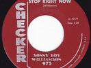 Rockin Blues 45 - SONNY BOY WILLIAMSON - Stop Right Now / The Hunt