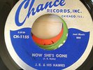 RARE BLUES BOOGIE 45' ....J.B. & HIS HAWKS ( CHANCE)