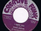 Northern Soul Diane Jenkins I Need You Spoken Intro Creative Funk Original