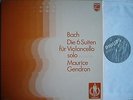 GENDRON, MAURICE Bach 6 Cello Solo Suites DUTCH PHILIPS 3LP BOX 6770 005 MINT