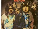 AC/DC HIGHWAY TO HELL SIGNED BY BAND - ( VINYL RECORD SLEEVE ONLY) 100% ORIGINAL