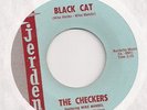 THE CHECKERS Black Cat / Soft Blue (Jerden 710)1963 NW Inst Tittyshaker 45 HEAR