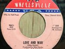 LEE ROGERS Detroit northern soul 45 Love And War/Fixed For Love   Wheelsville