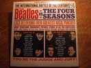 The Beatles VS The Four Seasons Mono Brackets Labels VG+/VG+/VG+