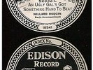 Edison Diamond Disc Record 52332 Willard Hodgin Ugly Gal's Got Something Hard