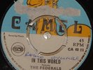 THE FEDERALS   IN THIS WORLD   SKA SKINHEAD REGGAE   UK PAMA CAMEL 7