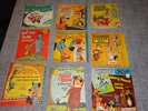Set of Nine Awesome Hanna Barbera Cartoon Classic on Records 78/45 rpm 1960's