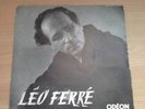 Rare 45t french ep Leo Ferre Le Pont Mirabeau Odeon MOE 2096 Top Superbe