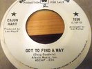 RARE NORTHERN SOUL  45 Record CAJUN HART -GOT TO FIND A WAY - WB