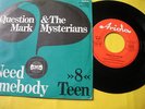 QUESTION MARK & THE MYSTERIANS  Rare German 45er    Ariola 1966