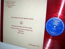 AFRO AMERICAN BLUES & GAME SONGS red vinyl LP McKinley Morganfield Muddy Waters