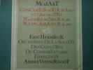 RARE FRENCH FALP MOZART piano HEIDSIECK / VANDERNOOT